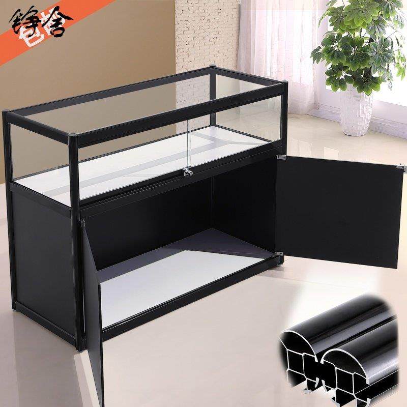 展柜陈列烟柜台玻璃矮柜透明精品柜烟柜首饰展示架货架便利店