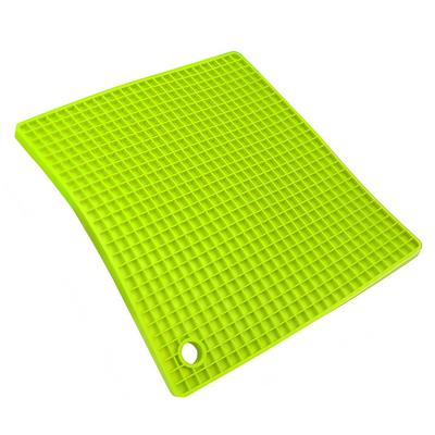 厚的要人命！出老美大号方形硅胶隔热垫餐垫桌垫防烫垫家用防滑垫