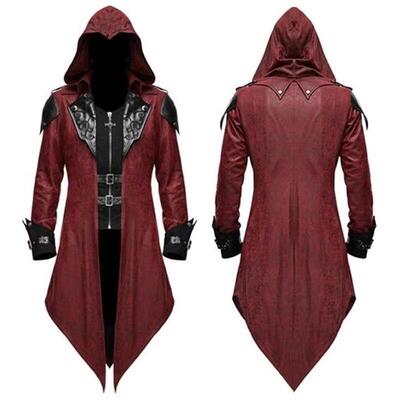 欧美中世纪覆古装燕尾服哥特式宫廷刺客信条服装男款万圣节cos服