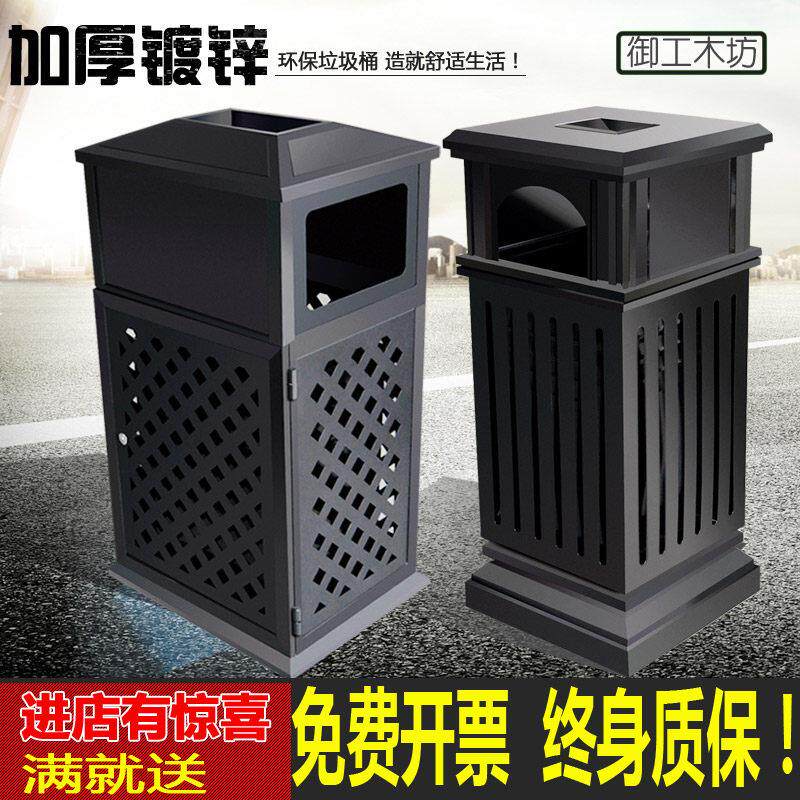 户外垃圾桶 大号果皮箱 景区小区学校 环卫广场钢木室外创意木筒