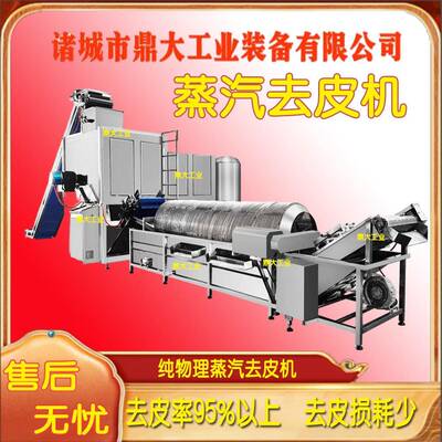 黄桃蒸汽去皮机全自动葡萄脱皮机圣女果脱皮设备轻松操作远离碱液