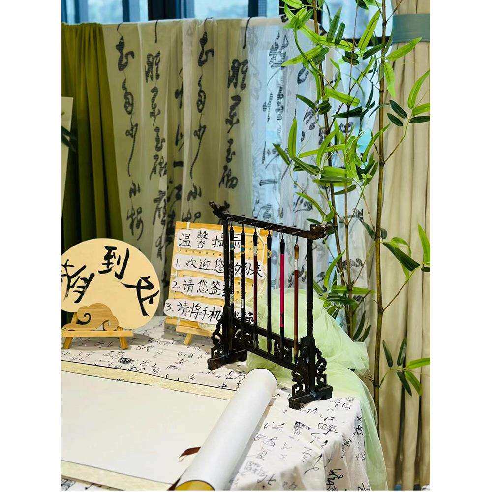 中国风环创春天植物角装饰场景背景布置自然主题吊饰挂饰