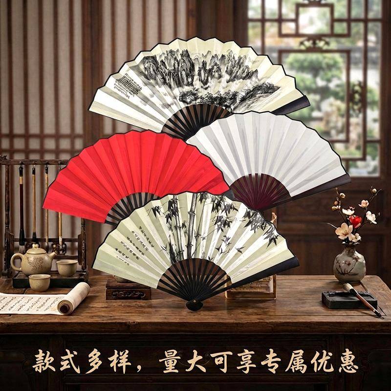 新款中国风折扇学校景区旅游热销学生舞蹈扇子古风小扇子厂家