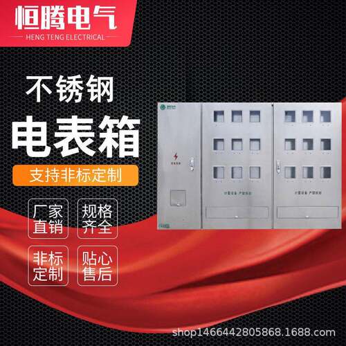 不锈钢配电箱防雨箱明装家用强电箱控制箱防雷箱电缆分支箱