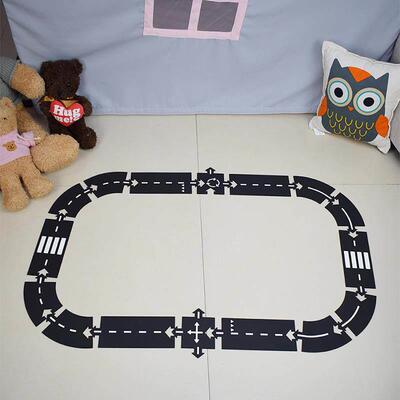 Children road building motorway toy car traffic roadway flex