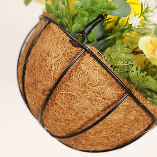 椰绿节日新款柠檬门植挂挂件吊篮批发棕仿真家居厂家装饰礼品柠檬