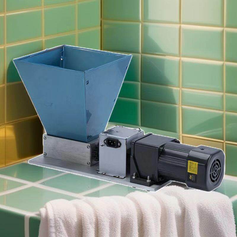 22电动不锈钢对辊操作简单玉米研磨机 麦芽碎料机 小麦磨碎机