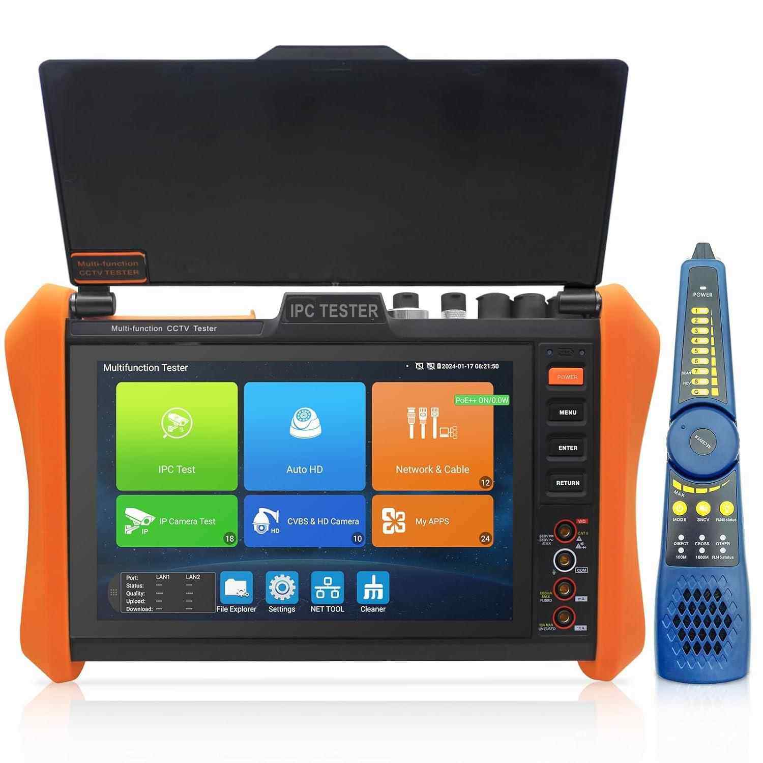 工程宝IPC-H12-ADHS网络测试仪模拟同轴高清测试TVI/CVI/AHD/SDI