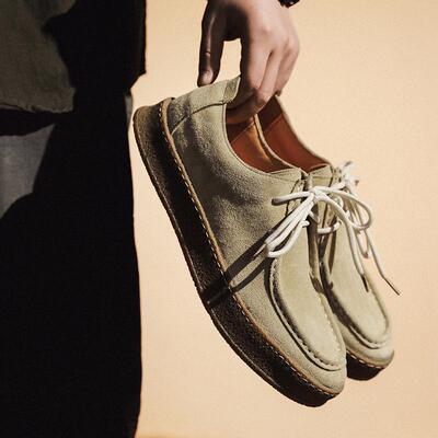 麂皮运动鞋英式风格英俊男士鞋男士运动鞋麂皮英国风鞋