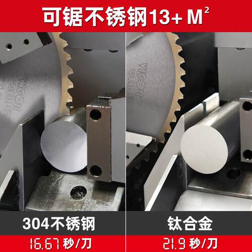 切割片不锈钢专用冷锯片涂层钛合金圆锯机用锯片切角陶瓷合金锯片