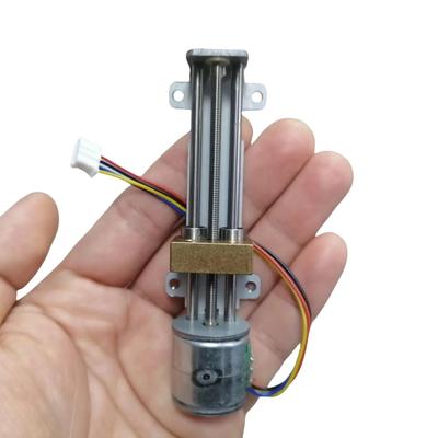 20mm步进丝杆滑台 3D列印机专用马达 2相4线直线步进电机 12V