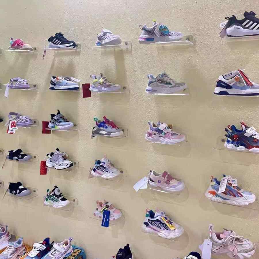 网红鞋架悬空玻璃压克力鞋店铺上墙鞋托 托展示架鞋货架陈列架置
