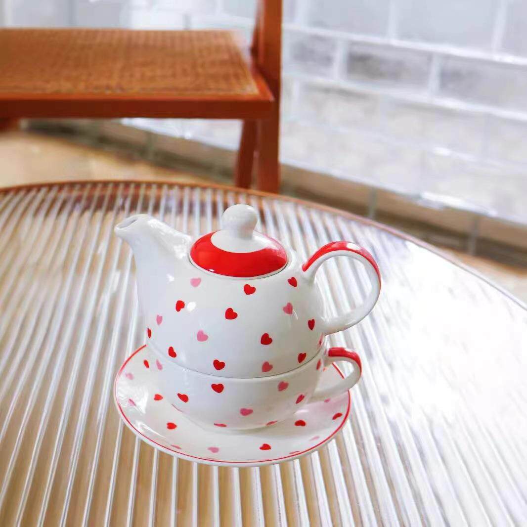 子母壶单人壶茶壶太太生日新婚伴手礼物下午茶美女和野兽茶具套装
