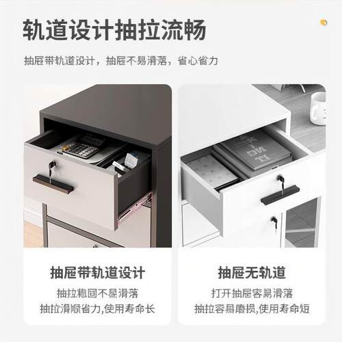 办公档室文件柜桌下储物柜落组BG003102合式资料柜分地层柜案带锁