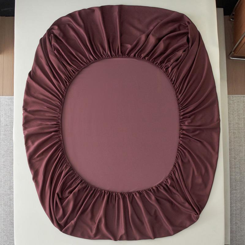 10LY2024100s纯天床丝棉床磨毛笠色单件全包席梦思保护床罩防滑单