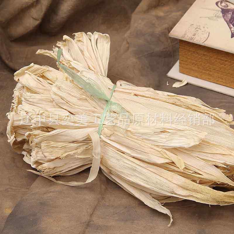 玉米叶手工工艺品编织原料苞米叶玉米皮支持染色装饰品