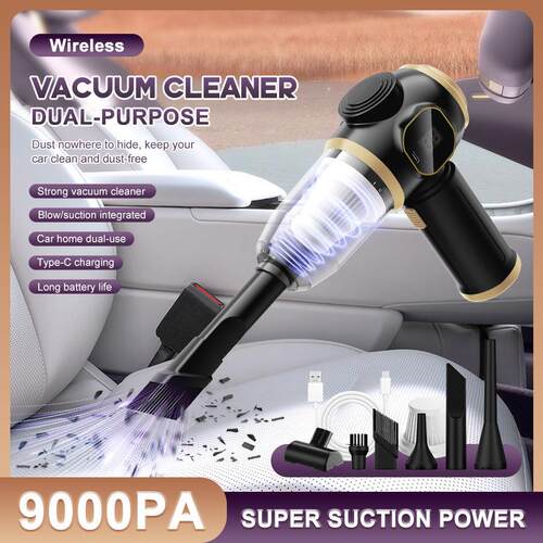 车载无线器吸vacuum c尘多功能力吹吸强家式用小型抽气手持大功率