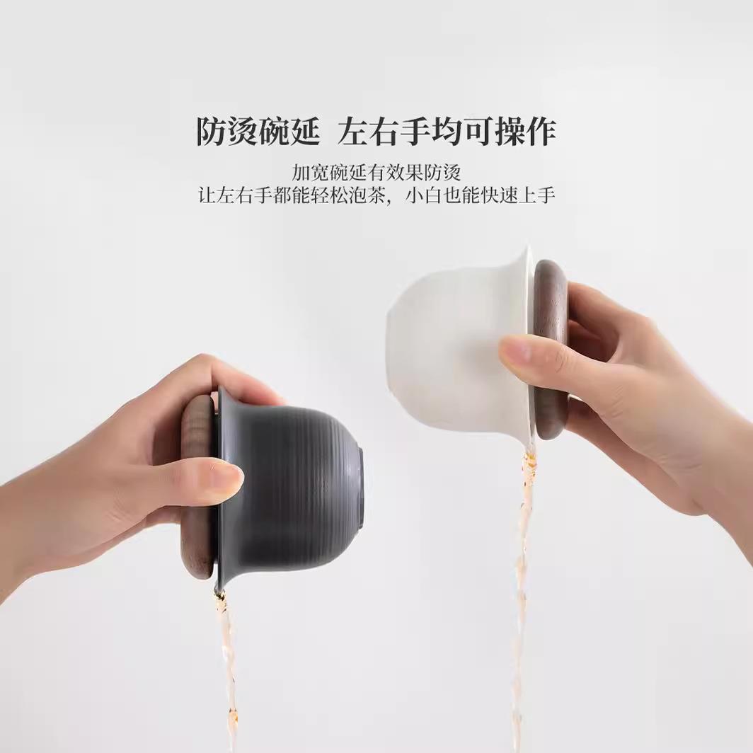 户外旅行茶具个人专用套装便携式快客杯一壶三杯随身露营茶壶茶杯