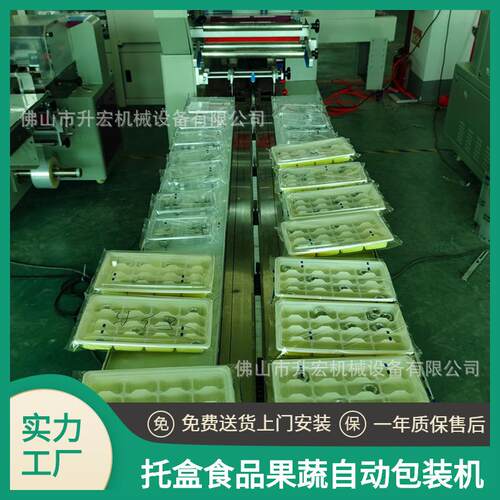托盒包装机食品托盒包装机蔬菜托盒包装设备冷冻食品枕式包装机