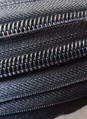 厂家批发8号黑色闭尾尼龙拉链 服装被罩箱包家纺拉锁码装拉链