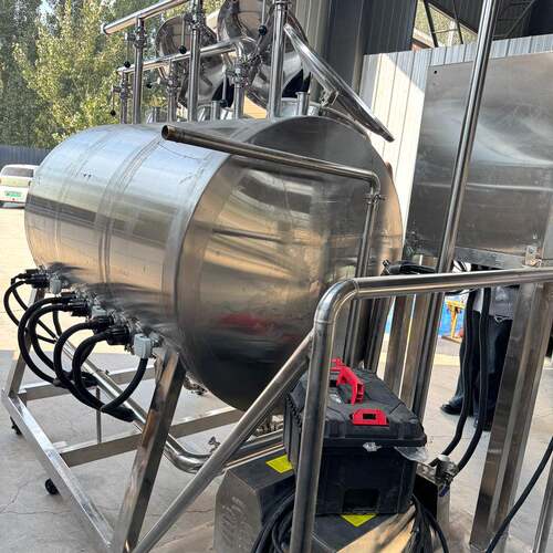 小型CIP清洗系统饮料食品全自动机械清洗设备管道清洗蒸汽加热
