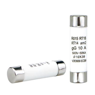 RO15保险丝管10X38 陶瓷熔断器R015 RT18 1A 2A 3A 5A 6A 10A