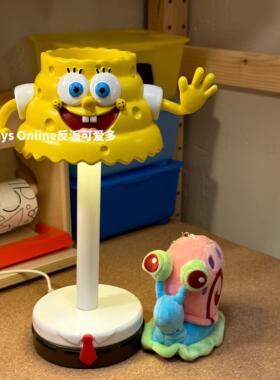 反派Cornetto海绵宝宝台灯可爱卡通小夜灯装饰礼物首饰收纳家居摆