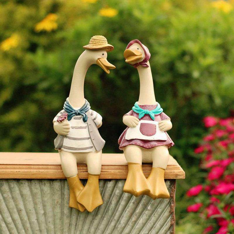 花园摆件造景庭院装饰鸭子阳台布置民宿别墅创意摆设露台树脂户外,家居饰品,户外/庭院摆件,淘宝优惠券,粉丝福利购,淘宝优惠卷