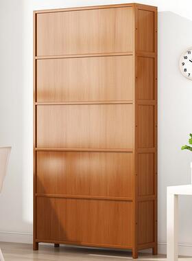 落家用客厅实展木小型书架置物架地层储物书柜多220214室内儿童收