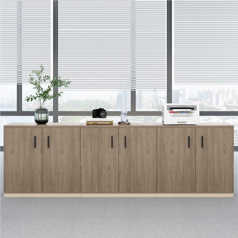 公办室文件柜木质矮柜地柜资储物柜隔柜带锁断料柜打SWL-AG印机收