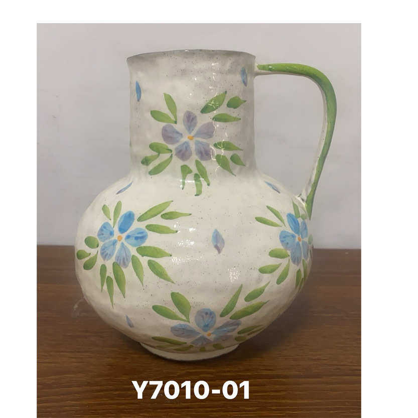 绿摆件新植宿景德镇插花瓶客厅现代中式陶瓷插花样板间玄关民花瓶