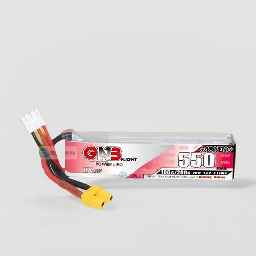 GNB高能550mAh 2S 3S 100C遥控RC模型穿越机FPV高倍率锂电池HV