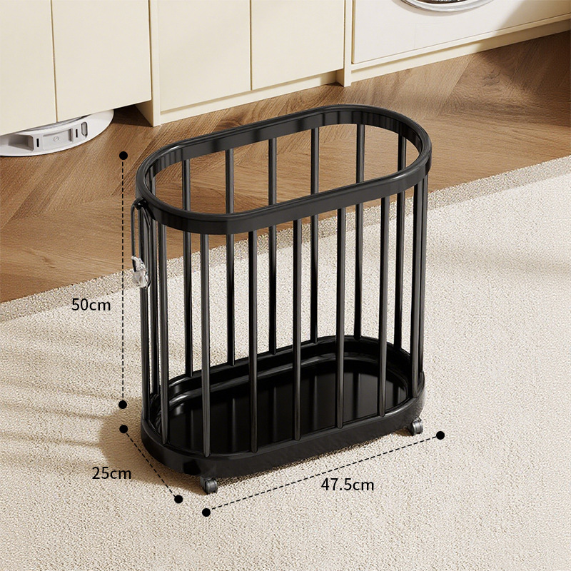 瑜伽垫可移动收纳收纳轮子脏衣篮