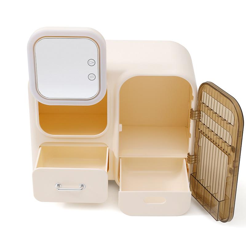 化妆品护肤品风扇化妆收纳收纳桶