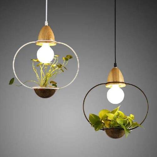 Originality Modern Pendant Light E27 Holder Hanging Plant