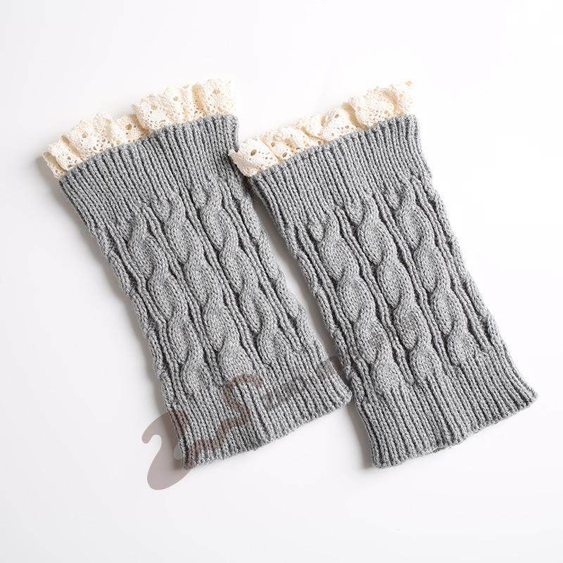 蕾丝针织腿套保靴套毛线护腿袜套护小腿脚踝脖子防寒,女士内衣/男士内衣/家居服,短袜,淘宝优惠券,粉丝福利购,淘宝优惠卷