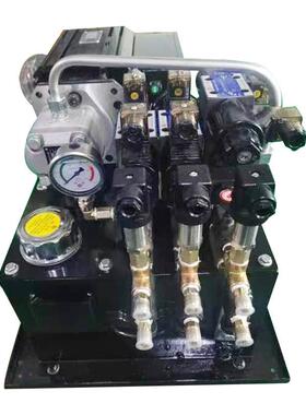 DF-4F-1.5KW-40L-SY伺服液压站带面罩托盘脚轮 机械工程液压系统