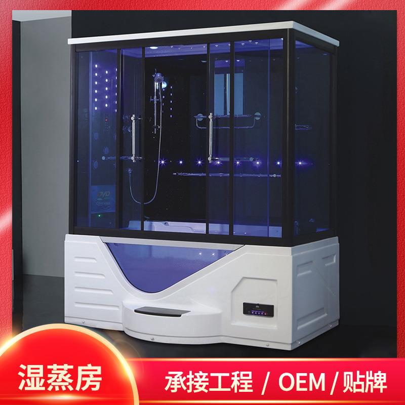 供应亚克力湿蒸冲浪按摩恒温泡澡蒸汽淋浴一体式房体浴室