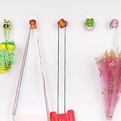 Wall Mounted Wooden Cute Hooks Hanging Decorative Key Hook