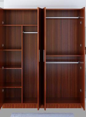 Jmo木衣柜家用简易组装木质小木柜子出租房用收纳储物柜实木家具