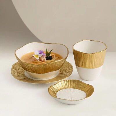 Pure White Phnom Penh Ceramic Plates Are Used for Sauces,