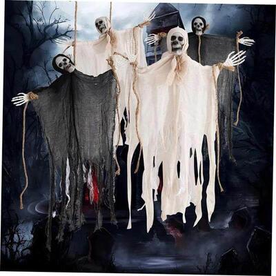 Halloween decoration party hanging ghost house yard Hallowee