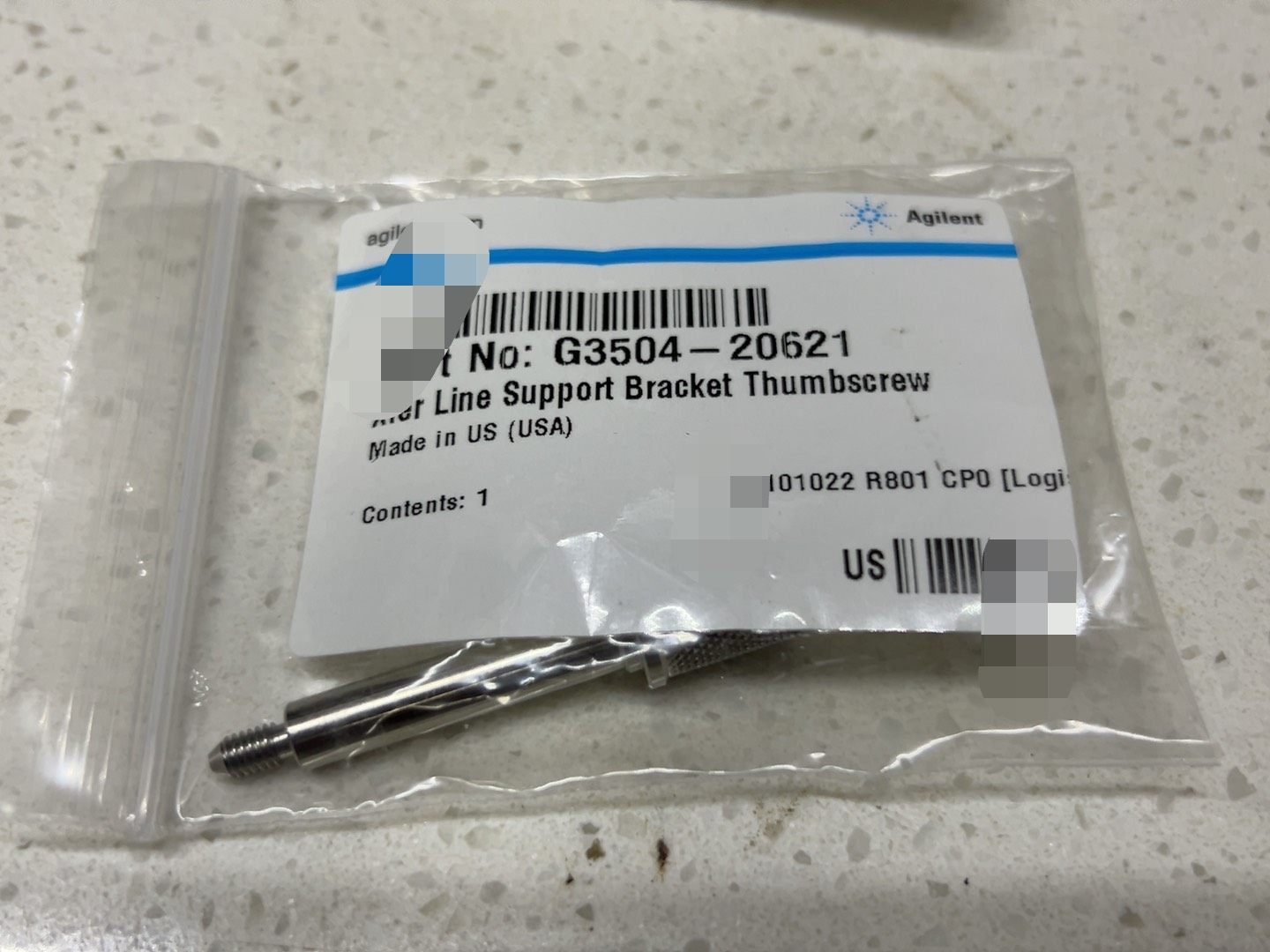 24安捷伦G3504-20621，安捷伦顶空支架固定螺母。安