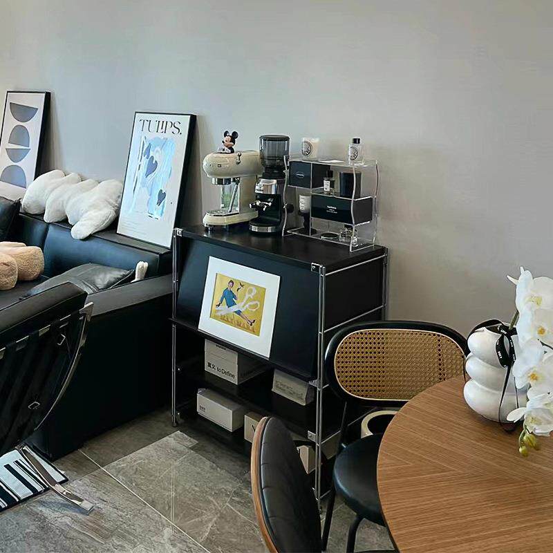 沙发边柜置物柜客厅电视旁咖啡茶几中茶水古餐边柜床头实木收纳柜