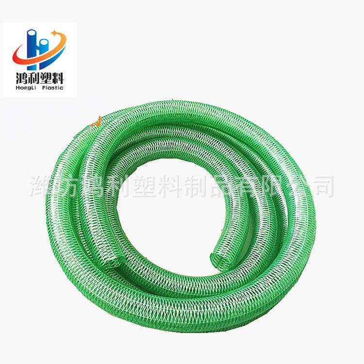 厂供PVC钢丝纤维复合软管pvc防静电钢丝管 抽油管 50 64 75mm等