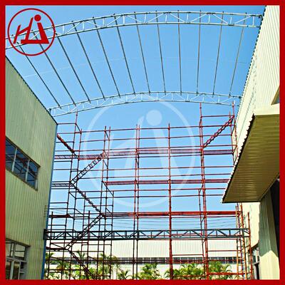 建宇 建筑楼厂房专用轮扣式 钢管脚手架q235 浸漆处理 模板