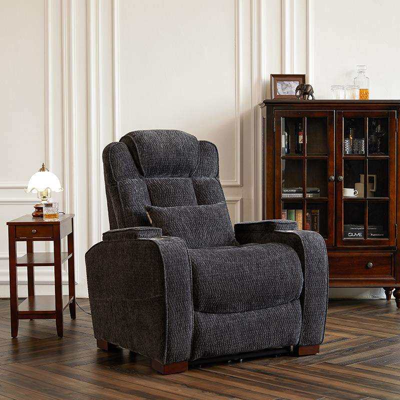 电动家庭影院椅多功能旋转按摩可躺沙发可调节带头枕剧院躺椅