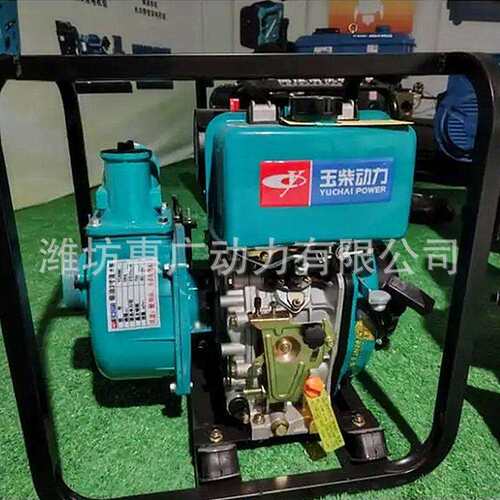YC100WBE玉柴动力污水泵玉柴原装4寸柴油机抽水泵电启动