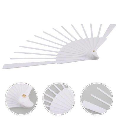 Folding Fan Frame Slat Plastic Handheld Wedding White