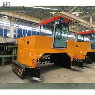 履带座驾式 翻堆机养殖场畜禽粪便翻抛机小型肥料搅拌发酵设备